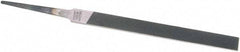 Nicholson - 4" Standard Precision Swiss Pattern Regular Pillar File - Double Cut, With Tang - Americas Industrial Supply