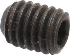 Value Collection - #10-32 UNF, 1/4" OAL, Flat Point Set Screw - Grade 8 Alloy Steel, 3/32" Key - Americas Industrial Supply