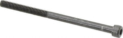 Value Collection - #5-40 UNC Hex Socket Drive, Socket Cap Screw - Alloy Steel, Black Oxide Finish, Partially Threaded, 2" Length Under Head - Americas Industrial Supply