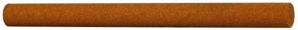 Norton - 4" Long x 3/8" Diam x 3/8" Thick, Aluminum Oxide Sharpening Stone - Round, Medium Grade - Americas Industrial Supply