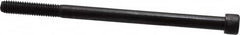 Value Collection - 3/8-16 UNC Hex Socket Drive, Socket Cap Screw - Alloy Steel, Black Oxide Finish, Partially Threaded, 6" Length Under Head - Americas Industrial Supply