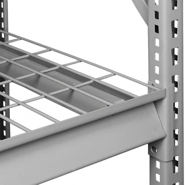 Tennsco - 48" Wide, Open Shelving Accessory/Component - 24" Deep, Use with Tennsco Bulk Storage Rack - Americas Industrial Supply