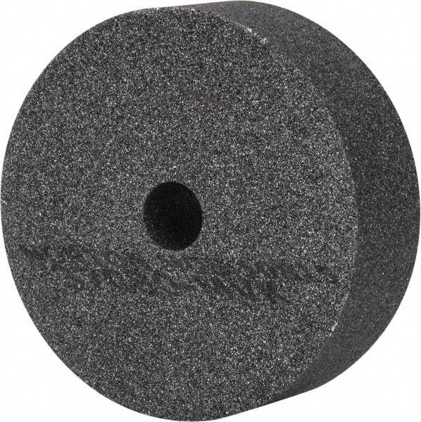 Norton - 80 Grit Silicon Carbide Type 1 Internal Grinding Wheel - 3" Diam x 1/2" Hole x 1" Thick, 10,825 Max RPM, Type 1 Medium Grade, M Hardness, Vitrified Bond, No Recess - Americas Industrial Supply