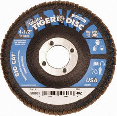 Weiler - Flap Disc - Phenolic Backing, Arbor Attaching System - Americas Industrial Supply