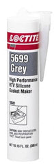 Loctite - 300ml High Performance RTV Silicone Gasket Maker - -75 to 625°F, Grey, Comes in Cartridge - Americas Industrial Supply