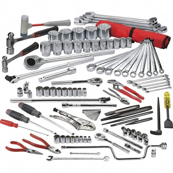 Proto - 92 Piece 3/8, 1/2 & 3/4" Drive Master Tool Set - Tools Only - Americas Industrial Supply