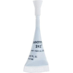 Loctite - 0.5 mL, White, Medium Strength Threadlocker - Series 242 - Americas Industrial Supply