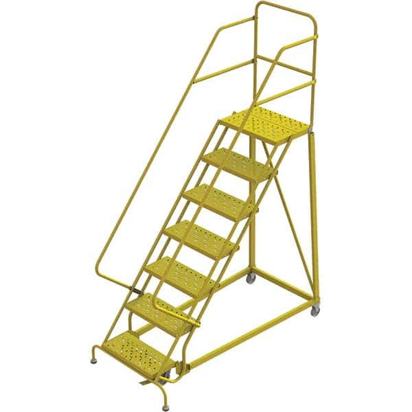 TRI-ARC - Rolling & Wall Mounted Ladders & Platforms Type: Stairway Slope Ladder Style: Forward Descent 50 Degree Incline - Americas Industrial Supply