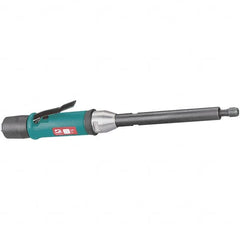 Dynabrade - 1/4" Collet, Straight Handle, Air Extended Length Die Grinder - 20,000 RPM, Rear Exhaust, 31 CFM, 0.5 hp, 90 psi, 1/4 NPT Inlet - Americas Industrial Supply