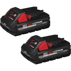 Milwaukee Tool - Power Tool Batteries Voltage: 18.00 Battery Chemistry: Lithium-Ion - Americas Industrial Supply