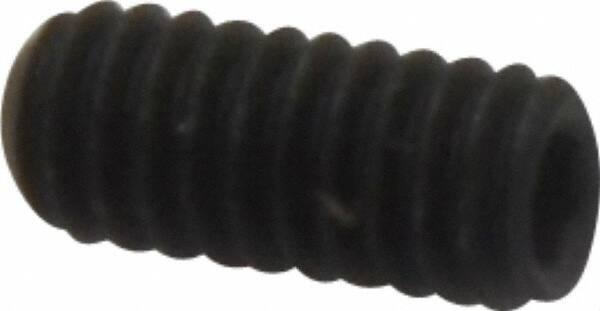 Value Collection - #8-32 UNC, 3/8" OAL, Flat Point Set Screw - Grade 8 Alloy Steel, 5/64" Key - Americas Industrial Supply