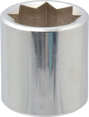 Proto - 1", 1/2" Drive, Standard Hand Socket - 8 Points, 1-3/4" OAL, Alloy Steel, Chrome Finish - Americas Industrial Supply