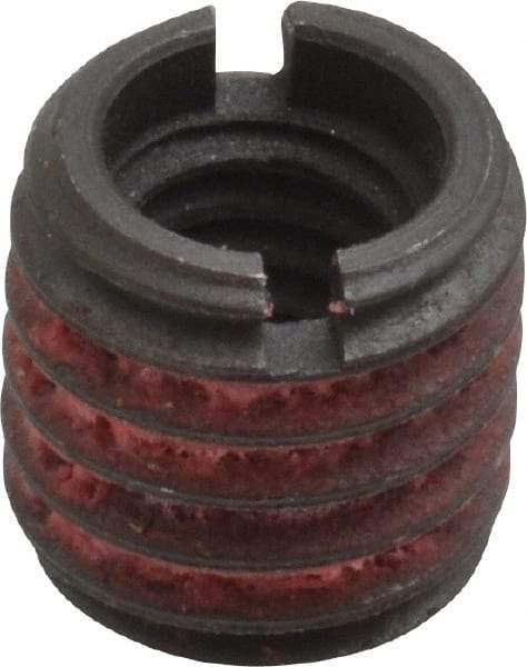 E-Z LOK - 5/16-18 Internal, 1/2-13 External, UNC, 31/64" Insert Length, Self-Lock Standard Wall Thread Locking Inserts - Carbon Steel, Smooth/Rolled Finish, Grade C12L14, Use Tool 500-4 - Americas Industrial Supply