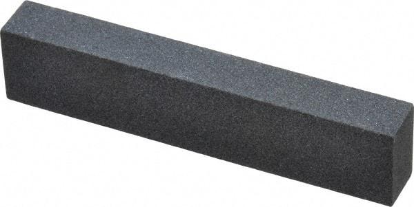Norton - 3-1/2" Long x 3/4" Wide x 1/2" Thick, Silicon Carbide Sharpening Stone - Rectangle, Medium Grade - Americas Industrial Supply