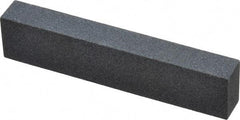 Norton - 3-1/2" Long x 3/4" Wide x 1/2" Thick, Silicon Carbide Sharpening Stone - Rectangle, Medium Grade - Americas Industrial Supply