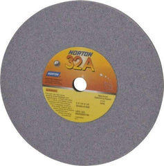 Norton - 6" Diam x 1/2" Hole x 1/4" Thick, K Hardness, 60 Grit Surface Grinding Wheel - Aluminum Oxide, Type 1, Medium Grade, 4,140 Max RPM, Vitrified Bond, No Recess - Americas Industrial Supply