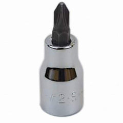 SK - Screwdriver & Drag Link Sockets - 3/8"DR #2 CHRM PHILLIPS SCRDRVR SCKT BIT - Americas Industrial Supply
