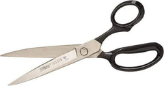 Wiss - 2-7/8" LOC, 7" OAL Nickel Plated Inlaid Scissors - Ambidextrous, Steel Straight Handle, For General Purpose Use - Americas Industrial Supply