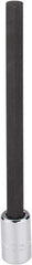 Proto - 3/8" Drive, 10mm Hex Bit Socket - 6-29/32" OAL, 5" Bit Length - Americas Industrial Supply