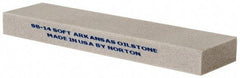 Norton - 4" Long x 1" Wide x 3/8" Thick, Novaculite Sharpening Stone - Rectangle, Extra Fine Grade - Americas Industrial Supply