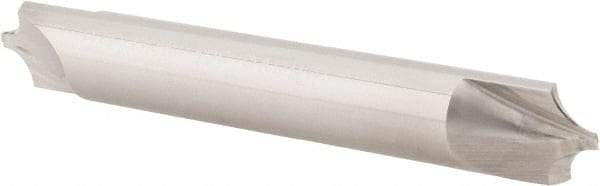 Value Collection - 1/8" Radius, 5/16" Mill Diam, 2 Flute Solid Carbide Corner Rounding End Mill - Double End, Uncoated, 2-1/2" OAL, 5/16" Shank Diam - Americas Industrial Supply