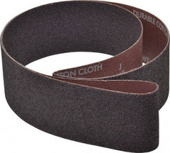 Norton - 2-1/2" Wide x 48" OAL, 36 Grit, Aluminum Oxide Abrasive Belt - Aluminum Oxide, Very Coarse, Coated, X Weighted Cloth Backing, Series R228 - Americas Industrial Supply