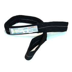 Slings & Tiedowns (Load-Rated); Sling Type: Eye & Eye; Length (Feet): 20; Vertical Capacity (Lb.): 6400; Choker Capacity (Lb.): 5000; Width (Inch): 4; Basket Capacity (Lb.): 12800; Eye Type: Twisted Eye; Sling Material: Nylon; Sling Width: 4 in; Eye Lengt