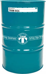 Master Fluid Solutions - Trim SOL, 54 Gal Drum Emulsion Fluid - Water Soluble, For Cutting, Drilling, Tapping, Reaming - Americas Industrial Supply