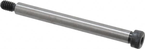 Value Collection - 5/16" Shoulder Diam x 3" Shoulder Length, 1/4-20 UNC, Hex Socket Shoulder Screw - 4140 Alloy Steel, Uncoated, 7/32" Head Height x 7/16" Head Diam - Americas Industrial Supply