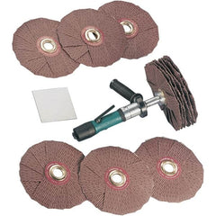 Dynabrade - 0.4 hp, 200-950 RPM Finishing Sander - 22 CFM Air Consumption, 6.21 bar Air Pressure, 1/4 NPT Inlet - Americas Industrial Supply