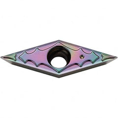 Kyocera - VPGT2205 MP-CF Grade PDL010 Diamond-Like Carbon (DLC) Turning Insert - Americas Industrial Supply