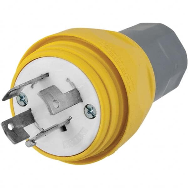 Hubbell Wiring Device-Kellems - 125/250 VAC 20A NonNEMA Industrial Twist Lock Plug - Americas Industrial Supply