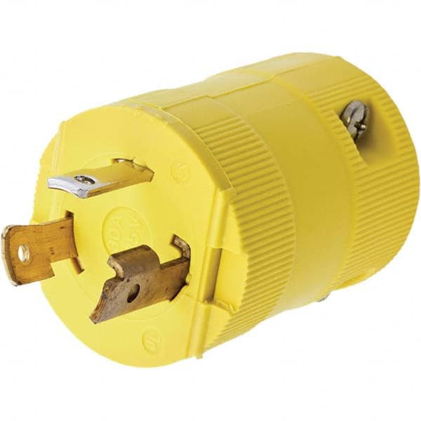 Hubbell Wiring Device-Kellems - 125V 30A NEMA L5-30P Industrial Twist Lock Plug - Americas Industrial Supply