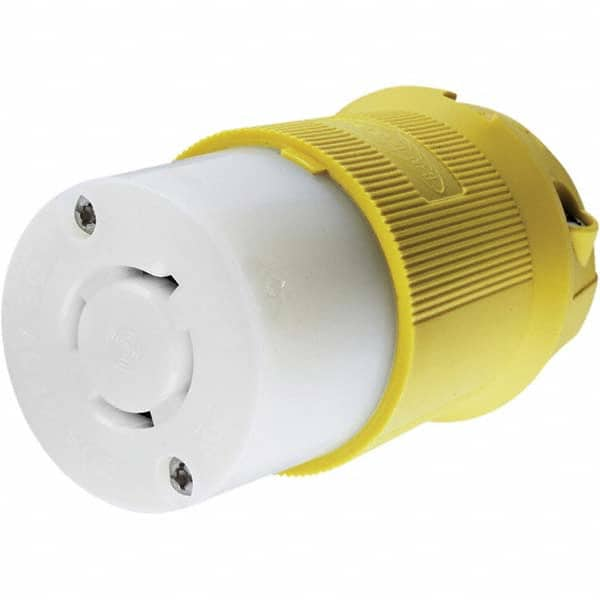 Hubbell Wiring Device-Kellems - 3-Phase Delta 480 VAC 20A NEMA L16-20R Marine Twist Lock Connector - Americas Industrial Supply