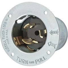 Hubbell Wiring Device-Kellems - 125V 50A NonNEMA Industrial Twist Lock Inlet - Americas Industrial Supply