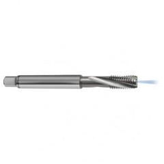 M5x0.50 6H 3-Flute Carbide Semi-Bottoming 15 degree Spiral Flute Tap-Bright - Americas Industrial Supply