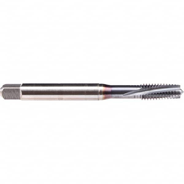 Emuge - #4-48 UNF 3B 2 Flute TiCN Finish Cobalt Spiral Point Tap - Americas Industrial Supply