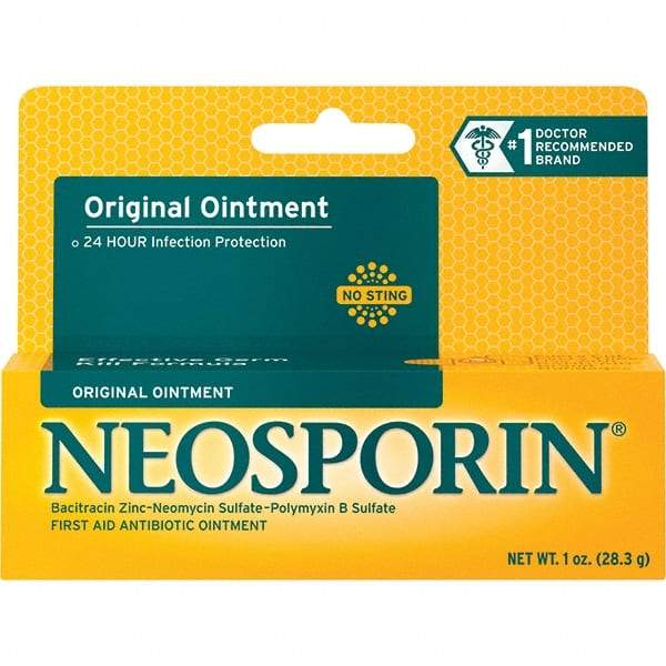 Neosporin - Antiseptics, Ointments, & Creams Type: Wound Care Form: Ointment - Americas Industrial Supply