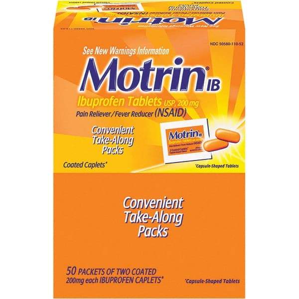 Motrin IB - Motrin IB Tablets - Headache & Pain Relief - Americas Industrial Supply