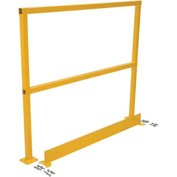 Vestil - 4" Long x 42" High, Steel Square Handrails - Americas Industrial Supply