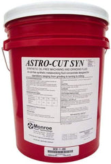 Monroe Fluid Technology - Astro-Cut SYN, 5 Gal Pail Cutting & Grinding Fluid - Synthetic, For Drilling, Machining, Milling, Turning - Americas Industrial Supply