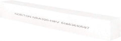 Norton - 320 Grit Aluminum Oxide Square Dressing Stick - 8 x 1 x 1, Extra Fine Grade, Vitrified Bond - Americas Industrial Supply