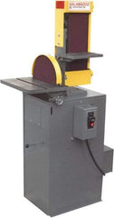 Kalamazoo - 48" Long x 6" Wide Belt, 12" Diam, Combination Sanding Machine - 3 hp, Single Phase - Americas Industrial Supply