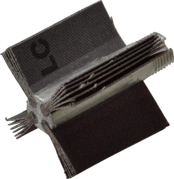 Merit Abrasives - 120 Grit, Coated, Aluminum Oxide Bore Polisher - Fine Grade, 22,000 RPM, Polishes Bores with 1 to 1-1/2" Diam - Americas Industrial Supply