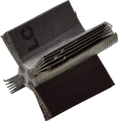 Merit Abrasives - 120 Grit, Coated, Aluminum Oxide Bore Polisher - Fine Grade, 22,000 RPM, Polishes Bores with 1 to 1-1/2" Diam - Americas Industrial Supply