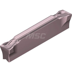 Grooving Insert: GCM2002CG AC520U, Solid Carbide Super ZX Finish, Right Hand, 2 mm Cutting Width, 20 mm Max Depth, Series GND