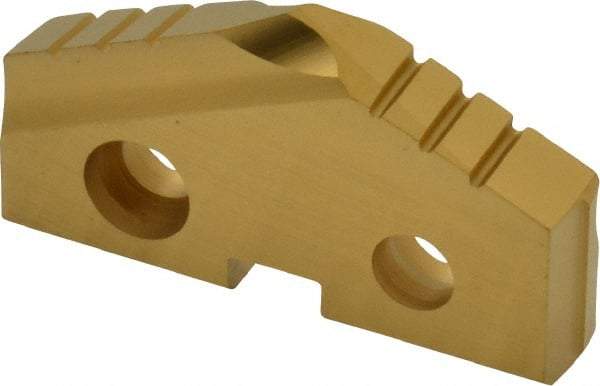 Allied Machine and Engineering - 1-5/32" Diam x 3/16" Thick, Seat Code 2, 132° Included Angle Spade Drill Insert - TiN Coated, Cobalt, Grade Premium Cobalt, Series T-A - Americas Industrial Supply