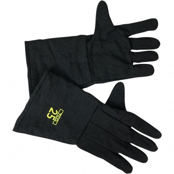 Oberon - Size L, Aramid, Arc Flash Gloves - Aramid Lined, 27 cal/Sq cm Max Arc Protection, HRC 3, ASTM F1959 - Americas Industrial Supply