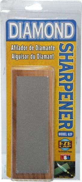 Eze Lap - 6" Long x 2" Wide Diam ond Sharpening Stone - Flat, 600 Grit, Fine Grade - Americas Industrial Supply