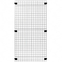 Husky - 94" Wide x 5.5' High, Temporary Structure Panel - Americas Industrial Supply